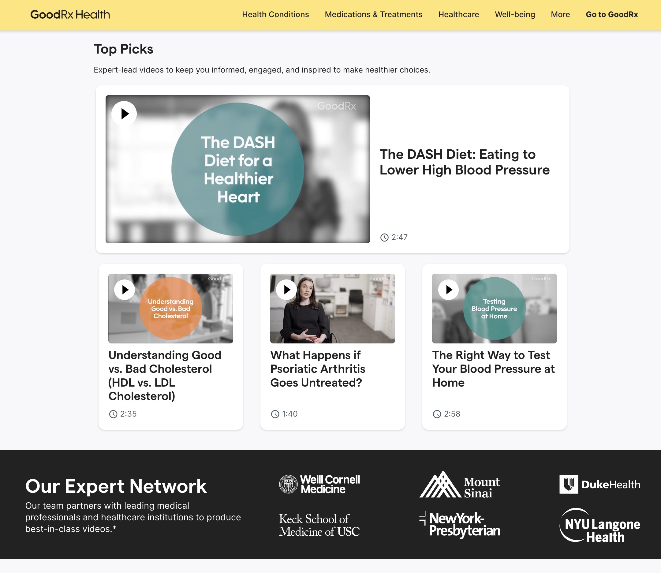 GoodRx – Health / Video – 2019 – 2022